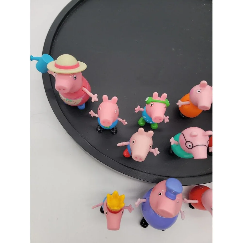 Lot of 16 Peppa Pig And Friends Figures PVC Cake Topper